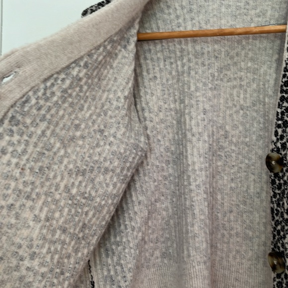 Madewell Black/Cream Floral Sweater Size XS - Picture 5 of 6